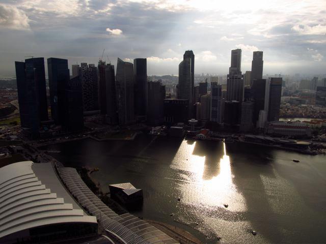 Ausblick auf Singapur